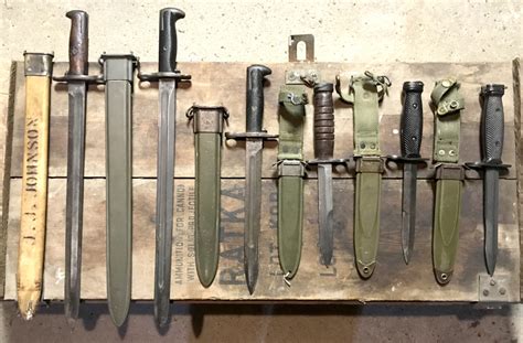 These items were issued to US Army, Airborne and Marine units in WW2. . Us m4 bayonet markings